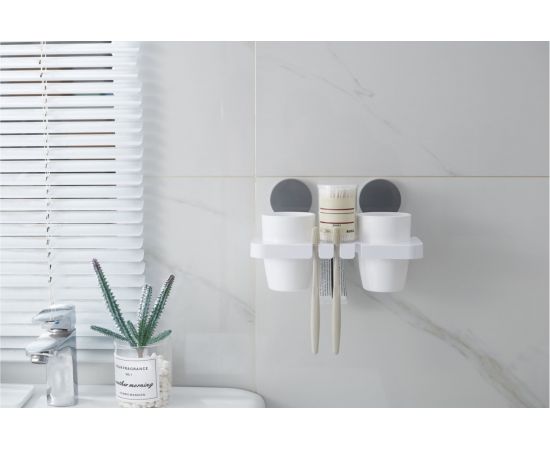 Стаканы для зубных щеток и пасты BRADEX на липучке TD 0644 – изображение 2