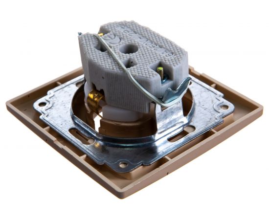 Розетка Intro 120604 2PE Schuko со шторками, 16А, 250В, IP20, СУ, Plano, Б0030075 – изображение 2