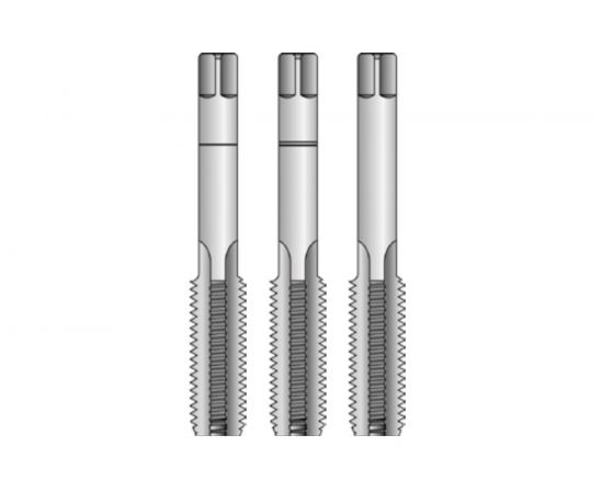 Набор метчиков из 3-х шт Bucovice Tools М 6 Шаг 1.0 мм 115CrV3 110 060 – изображение 2