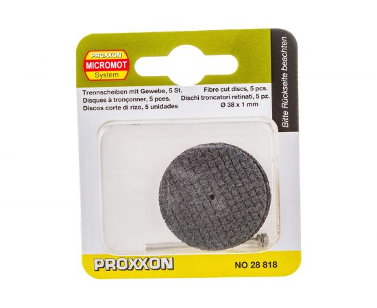 Диски армированные отрезные 5 шт с дискодержателем Proxxon PR- 28818 – изображение 2