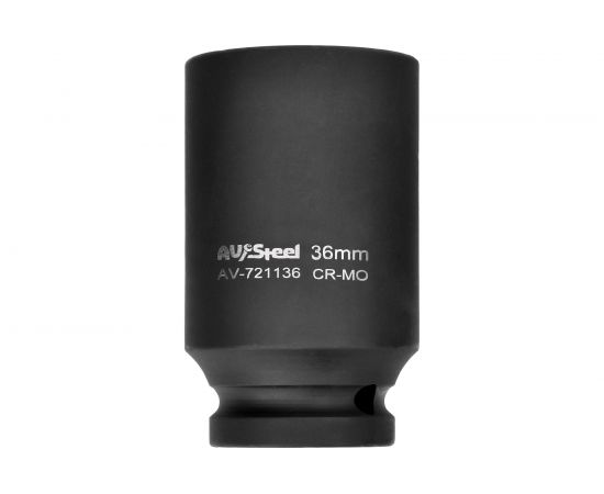 Головка ударная двенадцатигранная удлиненная (36 мм; 1/2DR) AV Steel AV-721136 – изображение 2