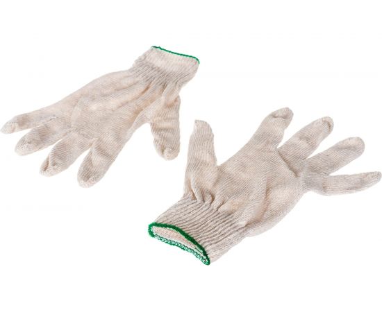 Перчатки АНТЕЙ ПЛЮС Эконом, 10 класс вязки, 100 текс 30-32г, белые, 250 пар 001 – изображение 2