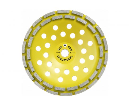 Чашка алмазная сегментная двухрядная по бетону 230 мм Diamond Industrial DIDCH230S – изображение 2