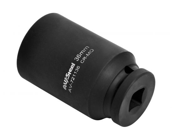 Головка ударная двенадцатигранная удлиненная (36 мм; 1/2DR) AV Steel AV-721136 – изображение 3