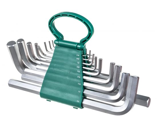 Набор торцевых шестигранных удлиненных ключей 1/16-3/4"" SAE, 17шт Jonnesway H02MH217S 49116 – изображение 3