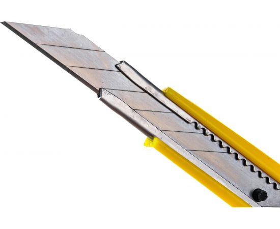 Технический нож FIT 9 мм усиленный пластиковый 10210 – изображение 3