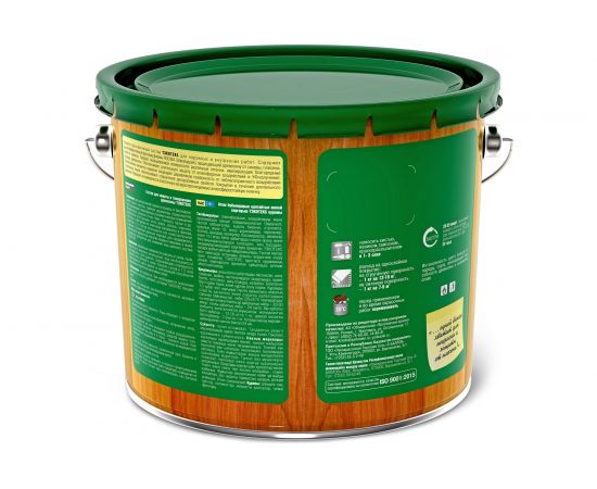 Состав для защиты и тонирования древесины ЯРОСЛАВСКИЕ КРАСКИ ТЭКОТЕКС орегон, ведро 7,6 кг 104098.3 – изображение 3