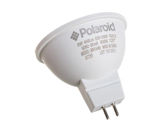 Светодиодная лампа Polaroid 220V MR16 6W 3000K GU5.3 450lm PL-MR1663 – изображение 3