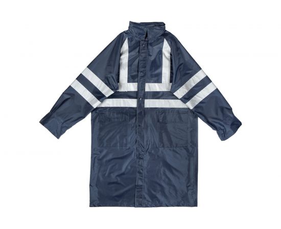 Влагозащитный плащ повышенной видимости 2Hands цвет синий, р-р 2XL РP1HV – изображение 4