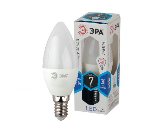 Светодиодная лампа ЭРА LED smd B35-7w-840-E14 Б0020539 – изображение 4