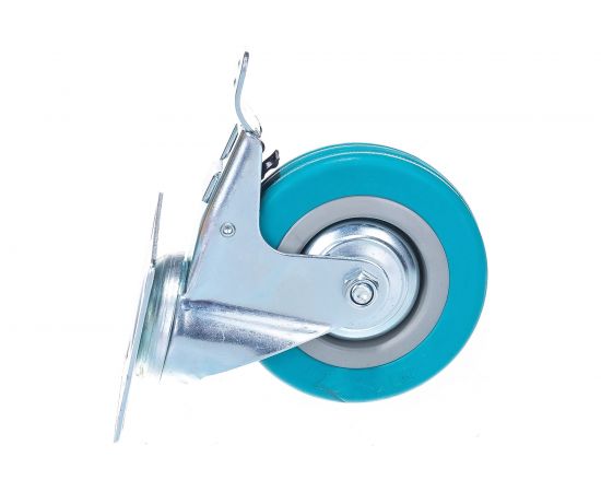 Колесо аппаратное поворотное с тормозом Longway SCgb 42 – изображение 5