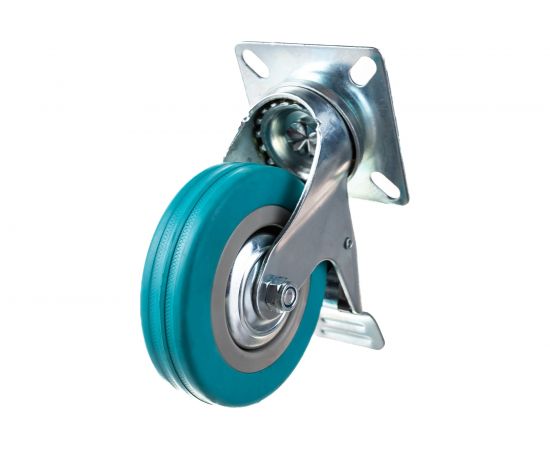 Колесо аппаратное поворотное с тормозом Longway SCgb 42 – изображение 8