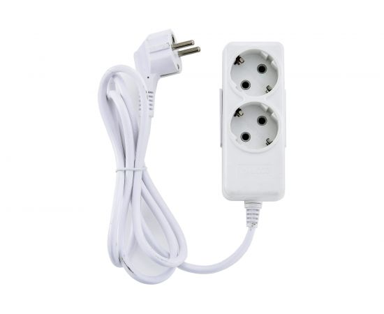 Удлинитель ECON ES 123 2 розетки 2.5 метра с заземлением 91203 