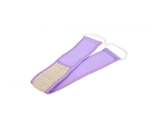 Мочалка из сизаля Банные Штучки лента с сегментами хлопка, 8x70 см, 8x80 см 40098 