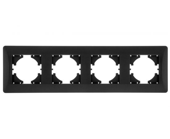 Рамка GUSI ELECTRIC Ugra 4-местная, цвет графит. С1140-010 