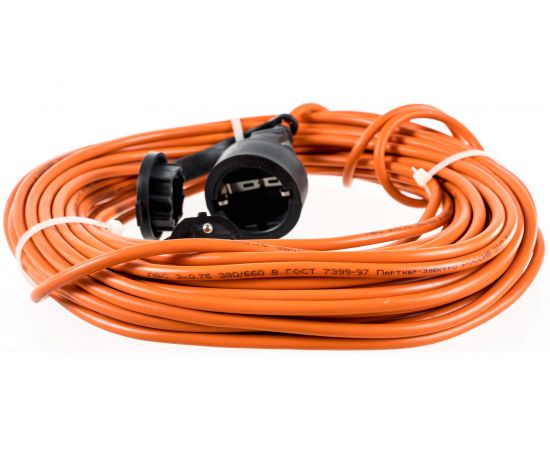 Силовой удлинитель ЭРА UPx1-2x0.75-30m-IP44 в бухте, без заземления, 1 гнездо, 30м, ПВС 2х0.75 Б0043038 – изображение 2