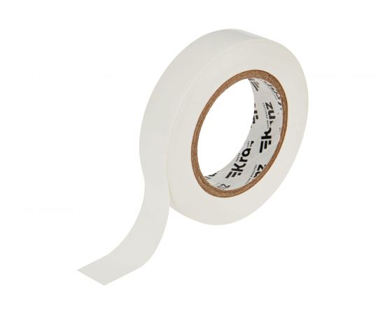 Изолента ПВХ KRANZ 15 мм х 20 м, 0.13 мм, белая KR-09-2601 – изображение 2