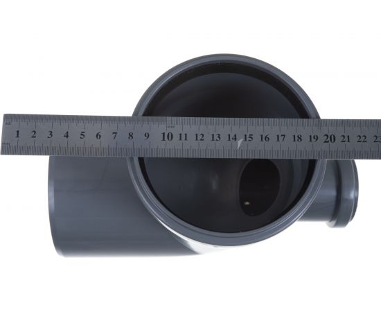 Отвод LAMMIN 110х90°, с верхним патрубком 50 мм Lm35041050901 – изображение 2