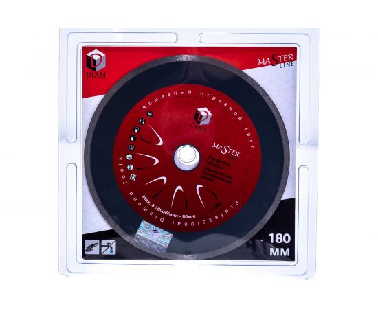 Диск алмазный Ceramics по керамике (180х22.2 мм) DIAM 000211 – изображение 3