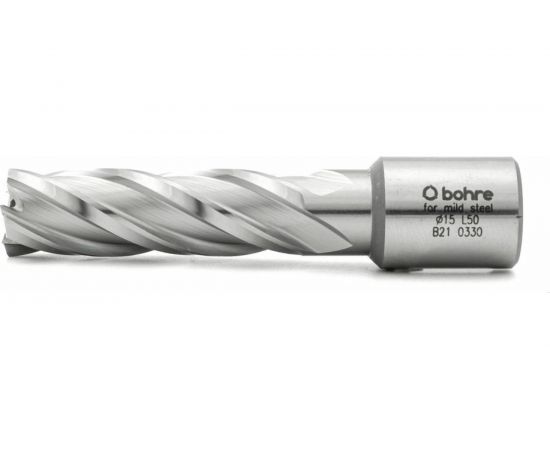 Сверло корончатое по металлу HSS Bohre 15х55 мм КБ010067 – изображение 3