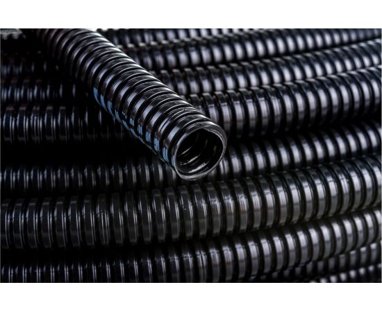 Гофрированная труба DKC DN 10 мм, V2, Dвн 9,7 мм, Dнар 13,00 мм, 50м PA601013F2 – изображение 3