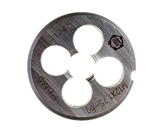 Плашка М 12 х1.75 Р6М5 6g ТМ Туламаш 137173 – изображение 3