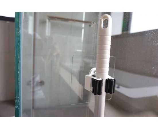 Держатель для инвентаря на силиконовом креплении 10x10 см, серебро, до 2.5 кг СИЛА Б0002530 – изображение 3