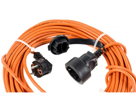 Силовой удлинитель ЭРА UPx1-2x0.75-30m-IP44 в бухте, без заземления, 1 гнездо, 30м, ПВС 2х0.75 Б0043038 – изображение 3