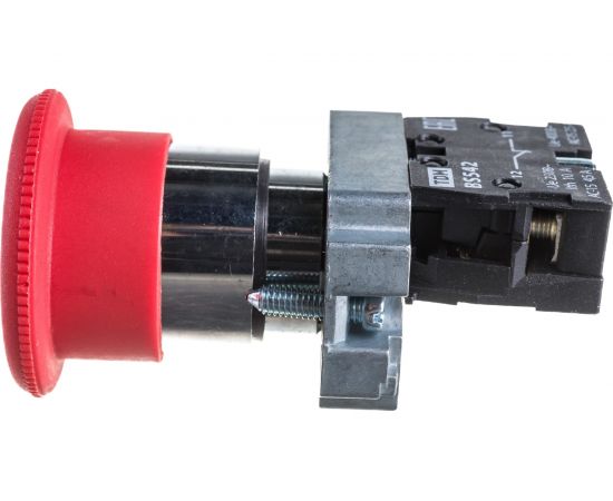 Аварийная кнопка BS542 Грибок, с фиксацией, поворотная, красный SQ0704-0052 – изображение 3