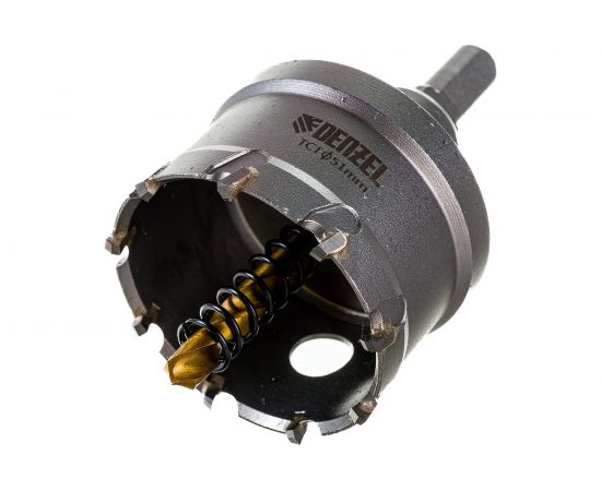 Коронка твердосплавная по металлу 51 мм DENZEL 724016 – изображение 4