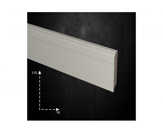 Напольный плинтус 110х16х2000мм Evrowood PN120 – изображение 4