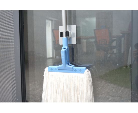 Держатель для инвентаря на силиконовом креплении 10x10 см, серебро, до 2.5 кг СИЛА Б0002530 – изображение 6