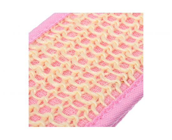 Мочалка из сизаля Банные Штучки лента с сегментами хлопка, 8x70 см, 8x80 см 40098 – изображение 6