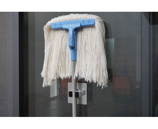 Держатель для инвентаря на силиконовом креплении 10x10 см, серебро, до 2.5 кг СИЛА Б0002530 – изображение 7