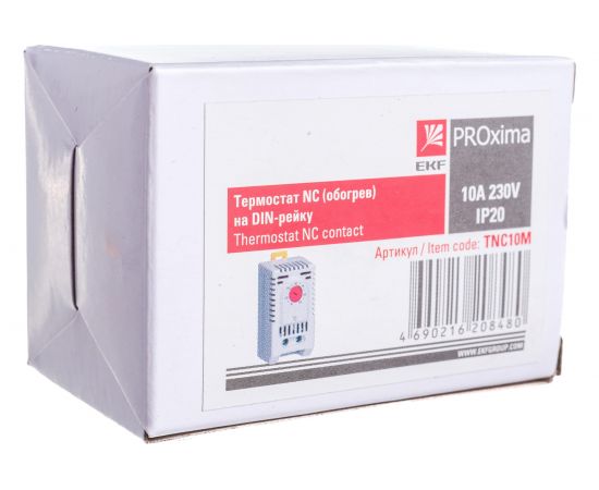 Термостат EKF NC обогрев на DIN-рейку 10А 230В IP20 PROxima SQTNC10M – изображение 7