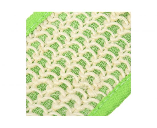 Мочалка из сизаля Банные Штучки лента с сегментами хлопка, 8x70 см, 8x80 см 40098 – изображение 8