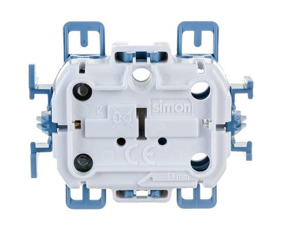 Одноклавишный выключатель Simon, 10А 250В, S73, S73 Loft С73101-0039 