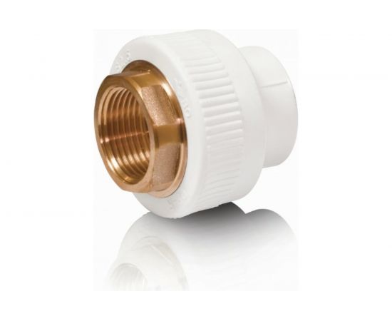 Комбинированная муфта Blue Ocean полипропиленовая, ВР - 50x1 1/4 под ключ PPRF/HTIA(W)-50х1 1/4"" 