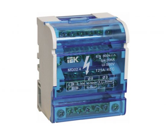 Нулевая шина в корпусе 4х7 IEK YND10-4-07-100 