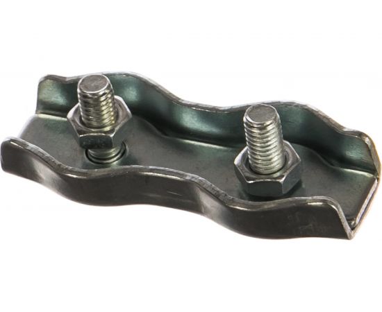 Зажим-соединитель троса Саморезик DUPLEX плоский D5 мм ZD-D5-1 