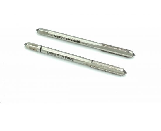 Машинно-ручной метчик TORNERI М 5х0.5, комплект из 2-х шт, Р6М5 , левый 038229 