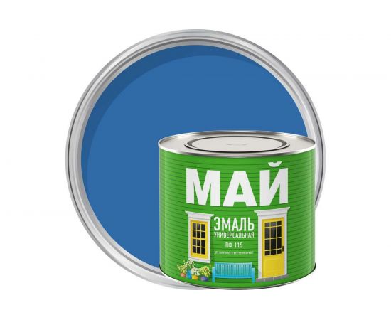 Эмаль МАЙ ПФ-115 , голубая 1,9кг 205333 