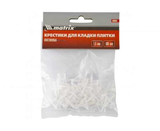 Крестики (100 шт; 1.5 мм) для кладки плитки MATRIX 88084 
