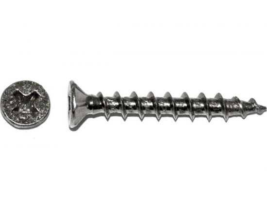 Шуруп для оконного профиля Bohrer 4,0x30 острый, цинк, 1000 шт. OWZ-4,0/30-1000 