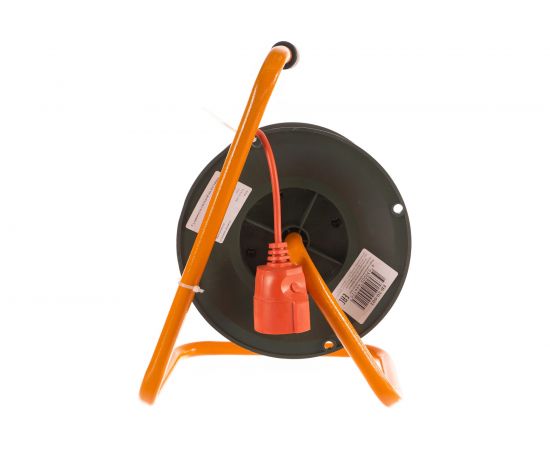 Силовой удлинитель на катушке с выносной розеткой ПВС 2х0,75 EB-30-001 GLANZEN 00-00000214 – изображение 2