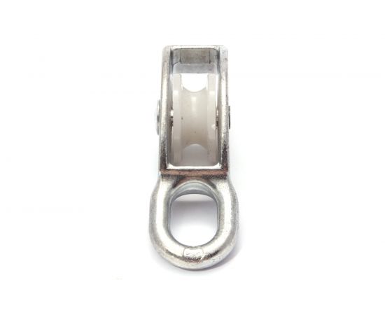 Блок для троса Невский Крепеж одинарный, нейлоновый шкив, 30 мм 812743 – изображение 2