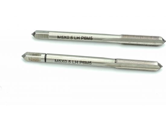 Машинно-ручной метчик TORNERI М 5х0.5, комплект из 2-х шт, Р6М5 , левый 038229 – изображение 2