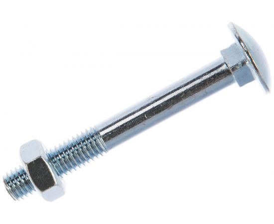 Болт с п.кр. гол. и кв.подголовком, с гайкой ЕВРОПАРТНЕР DIN603 Zn M10х80 2шт. 6 0539 1 – изображение 2