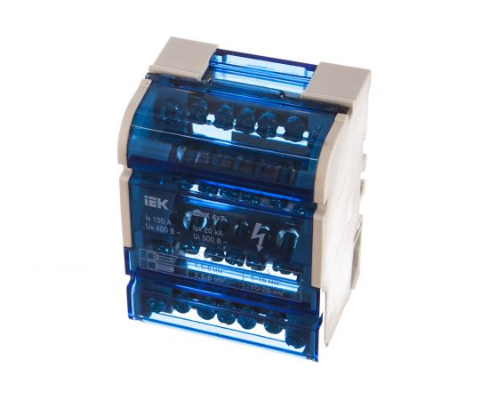 Нулевая шина в корпусе 4х7 IEK YND10-4-07-100 – изображение 2