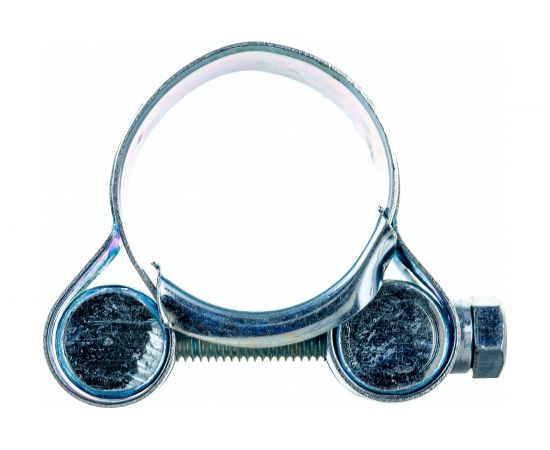 Силовой хомут Nord-Yada Д: 23-25 мм, Ш: 18 мм, Т: 0,6 мм, болт: М5х40, оцинкованная сталь 905984 – изображение 2